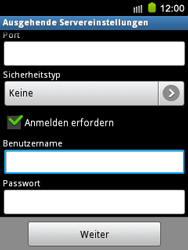 Samsung Galaxy Mini - E-Mail - Konto einrichten - 1 / 1