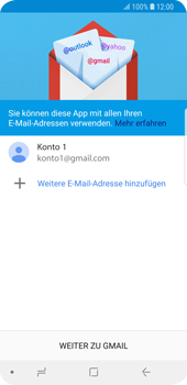 Samsung Galaxy S9 - E-Mail - Konto einrichten (gmail) - 13 / 16