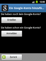 Samsung S5360 Galaxy Y - Apps - Konto anlegen und einrichten - Schritt ...