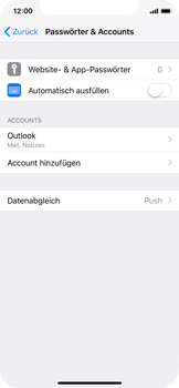 Apple iPhone XS - E-Mail - Konto einrichten (outlook) - 10 / 12