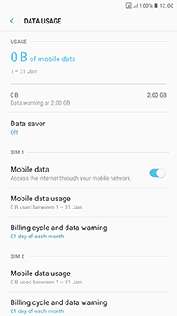 Enable Or Disable Mobile Data Proximus