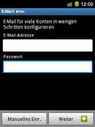 Samsung Galaxy Mini - E-Mail - Konto einrichten - 2 / 2