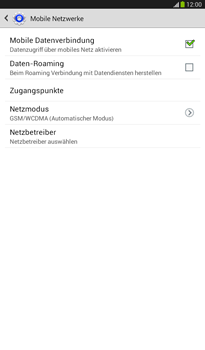 Samsung Galaxy Tab 3 7-0 - Internet - Manuelle Konfiguration - 2 / 2