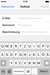 Apple iPhone 4 S - E-Mail - Konto einrichten (outlook) - 2 / 2