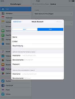 Apple iPad Pro 9.7 inch - E-Mail - Konto einrichten - 2 / 2