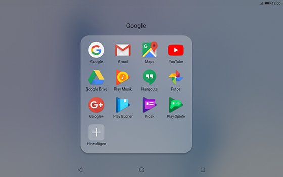 Huawei MediaPad T3 (10.0) LTE - E-Mail - Konto einrichten (gmail) - 0 / 0
