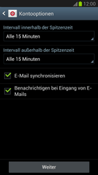 Samsung Galaxy Note 2 - E-Mail - Konto einrichten - 2 / 2