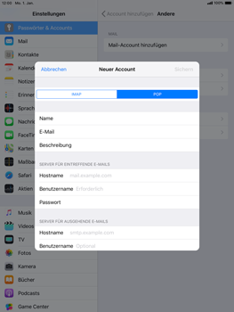 Apple iPad Pro 9.7 inch - E-Mail - Konto einrichten - 11 / 27