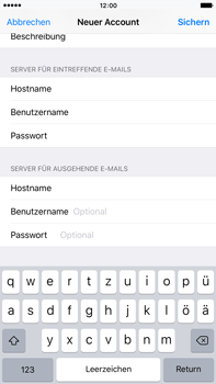 Apple iPhone 6 Plus - E-Mail - Konto einrichten - 0 / 0