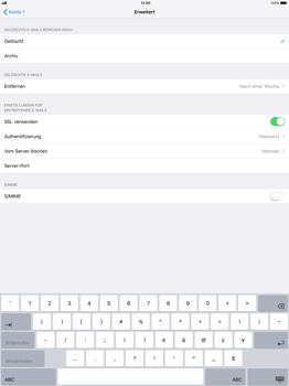 Apple iPad Pro 12.9 inch - E-Mail - Konto einrichten - 1 / 1
