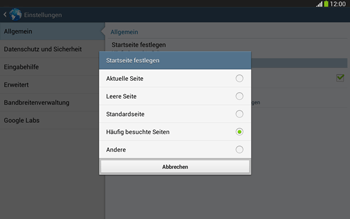 Samsung Galaxy Tab 3 10-1 LTE - Internet - Manuelle Konfiguration - 1 / 1
