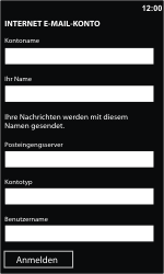 Nokia Lumia 610 - E-Mail - Konto einrichten - 0 / 0