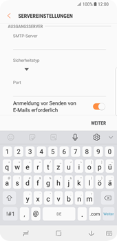 Samsung Galaxy S9 - E-Mail - Konto einrichten - 12 / 20