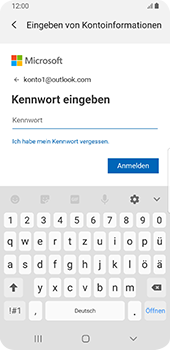 Samsung Galaxy S9 - E-Mail - Konto einrichten (outlook) - 8 / 14