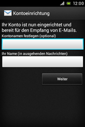 Sony Xperia Miro - E-Mail - Konto einrichten - 15 / 17