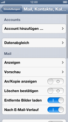 Apple iPhone 5 - E-Mail - Konto einrichten - 0 / 0