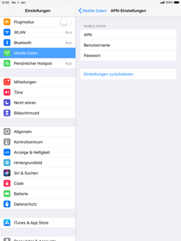 Apple iPad mini 2 - Internet - Manuelle Konfiguration - 9 / 18