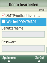 Samsung TouchWiz - E-Mail - Konto einrichten - 20 / 25