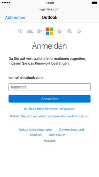 Apple iPhone 6 Plus - E-Mail - Konto einrichten (outlook) - 8 / 12