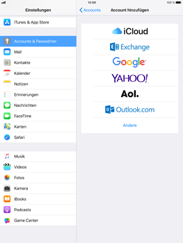 Apple iPad Air 2 - E-Mail - Konto einrichten (gmail) - 5 / 11
