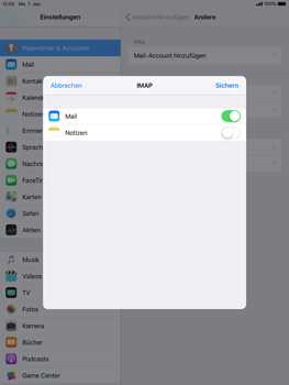 Apple iPad Air 2 - E-Mail - Konto einrichten - 15 / 30