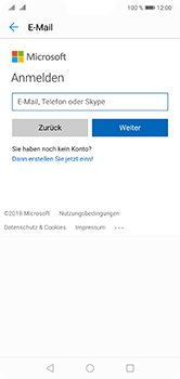 Huawei P20 Lite - E-Mail - Konto einrichten (outlook) - 7 / 12