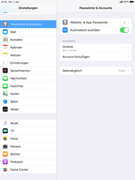 Apple iPad mini 2 - E-Mail - Konto einrichten (outlook) - 10 / 12