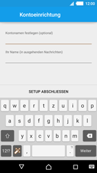 Sony Xperia M4 Aqua - E-Mail - Konto einrichten - 1 / 1