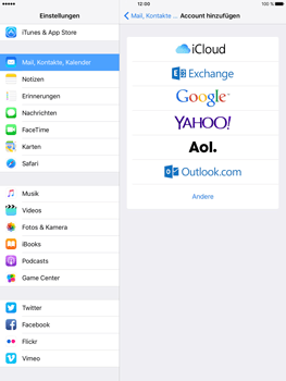 Apple iPad Pro 9.7 inch - E-Mail - Konto einrichten (outlook) - 5 / 11