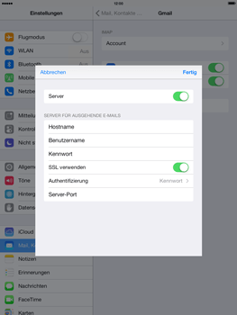 Apple iPad Air - E-Mail - Konto einrichten - 19 / 28
