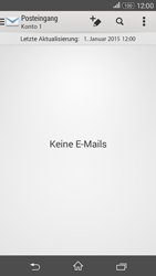 Sony Xperia E4G - E-Mail - Konto einrichten - 0 / 0