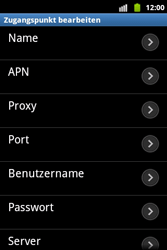 Samsung Galaxy Xcover - Internet - Manuelle Konfiguration - 10 / 23