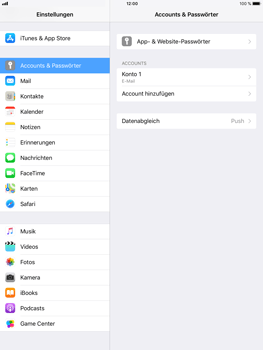 Apple iPad Mini 4 - E-Mail - Konto einrichten - 2 / 2