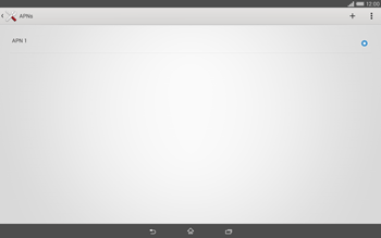 Sony Xperia Tablet Z2 LTE - Internet - Manuelle Konfiguration - 8 / 19
