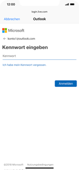 Apple iPhone XS Max - E-Mail - Konto einrichten (outlook) - 7 / 12