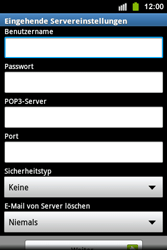 Samsung Galaxy Ace i - E-Mail - Konto einrichten - 0 / 0