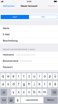 Apple iPhone 8 Plus - E-Mail - Konto einrichten - 12 / 30