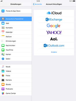 Apple iPad Mini 4 - E-Mail - Konto einrichten - 1 / 1