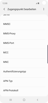 Samsung Galaxy S10e - Internet - Manuelle Konfiguration - 16 / 39