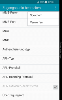Samsung Galaxy Note Edge - Internet - Manuelle Konfiguration - 2 / 2
