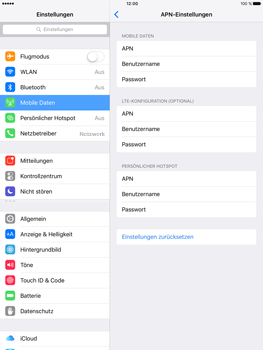 Apple iPad Pro 9.7 inch - Internet - Apn-Einstellungen - 0 / 0