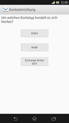 Sony Xperia Z - E-Mail - Konto einrichten - 0 / 0