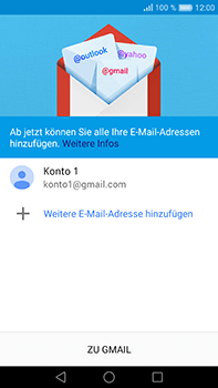 Huawei P9 Plus - E-Mail - Konto einrichten (gmail) - 2 / 2
