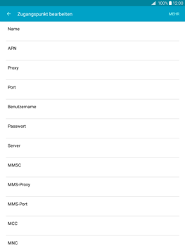 Samsung Galaxy Tab A 9.7 - Internet - Apn-Einstellungen - 9 / 27