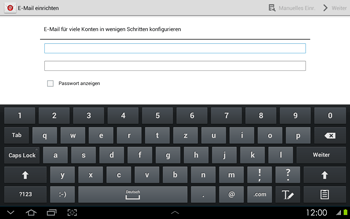 Samsung Galaxy Tab 2 10-1 - E-Mail - Konto einrichten - 1 / 1