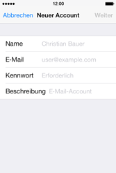 Apple iPhone 4 S - E-Mail - Konto einrichten - 0 / 0