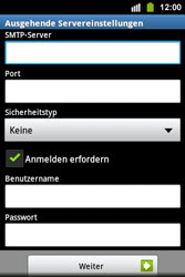 Samsung Galaxy Ace i - E-Mail - Konto einrichten - 1 / 1