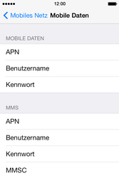 Apple iPhone 4 S - Internet - Manuelle Konfiguration - 7 / 9