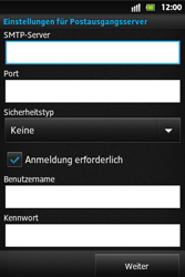 Sony Xperia Go - E-Mail - Konto einrichten - 1 / 1