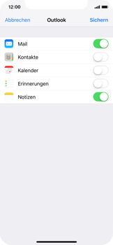 Apple iPhone XS - E-Mail - Konto einrichten (outlook) - 9 / 12